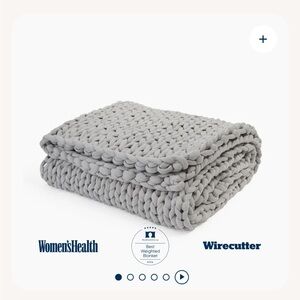 Bearaby weighted chunky blanket 10 lbs